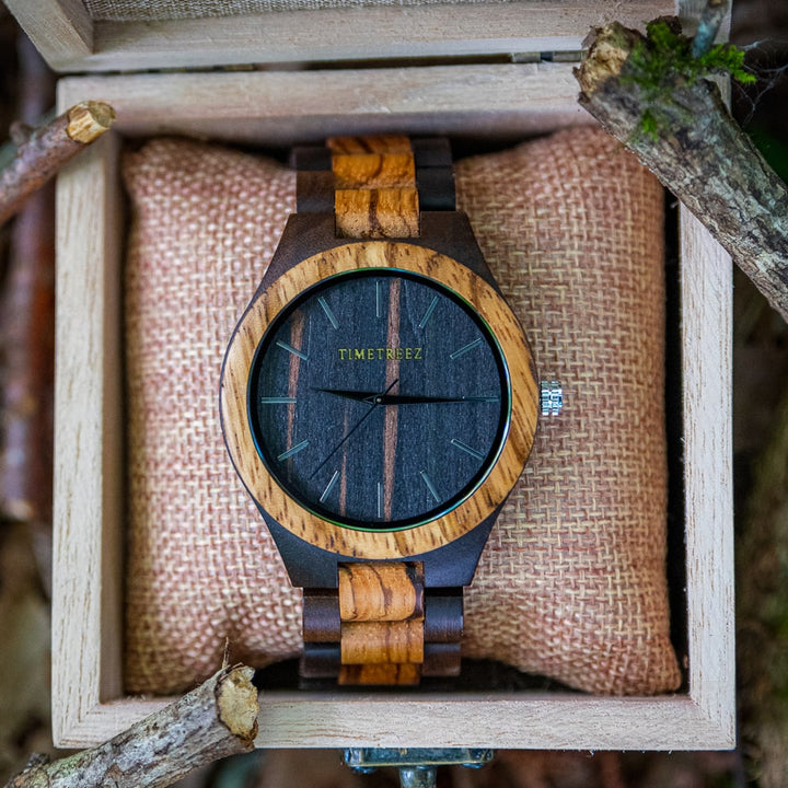 Montre en bois homme - Among Zébra