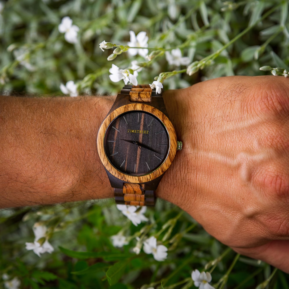 Montre en bois homme - Among Zébra