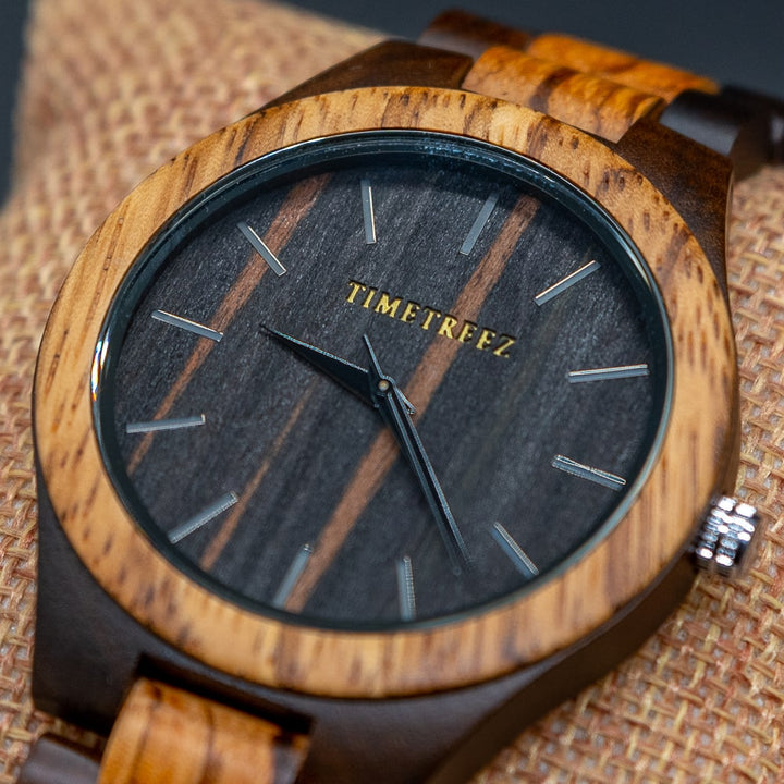 Montre en bois homme - Among Zébra