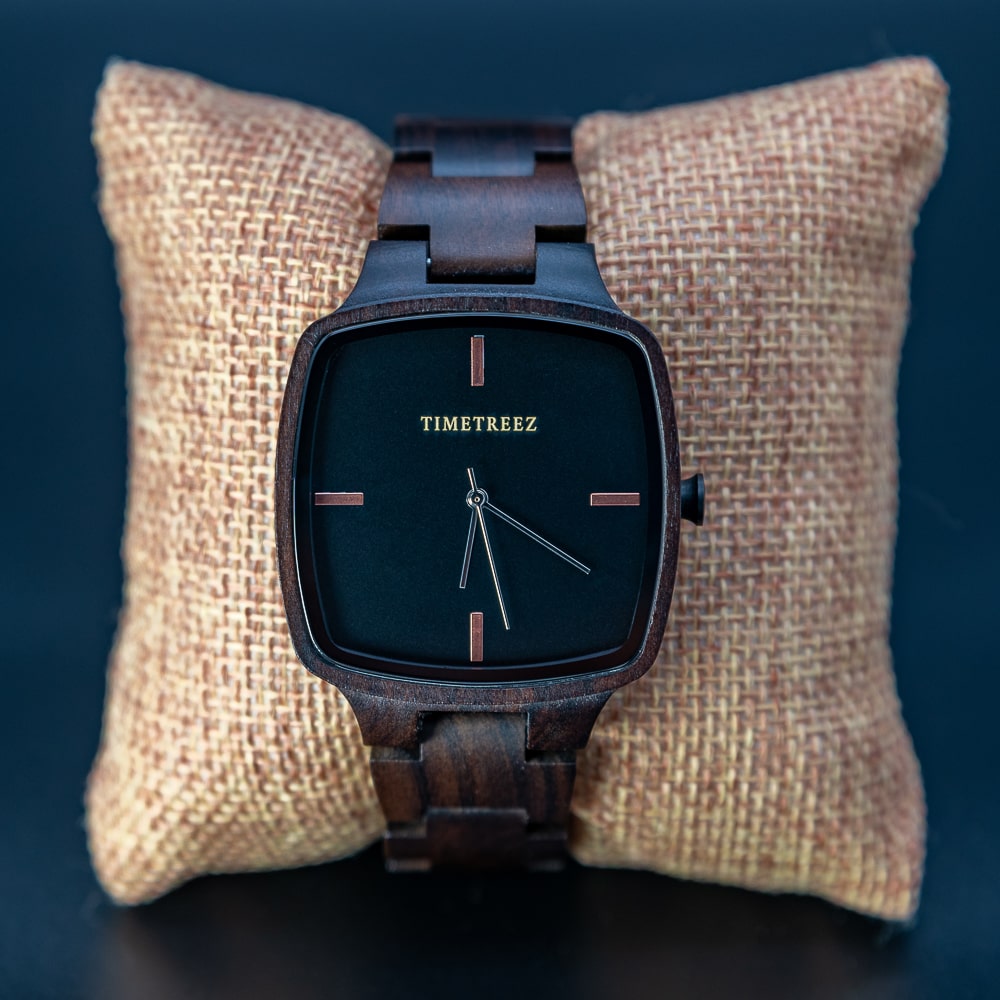 Montre en bois homme - Dark Ebony