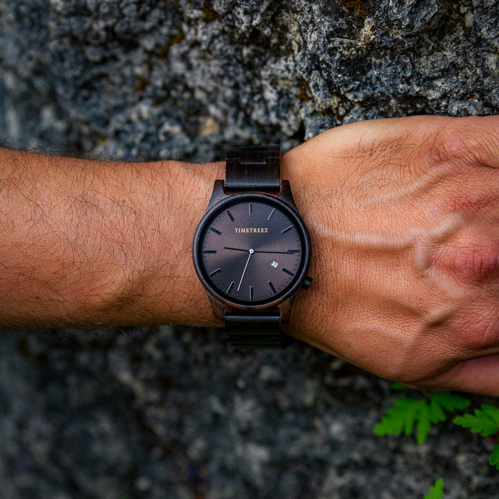 Montre en bois homme - Népal