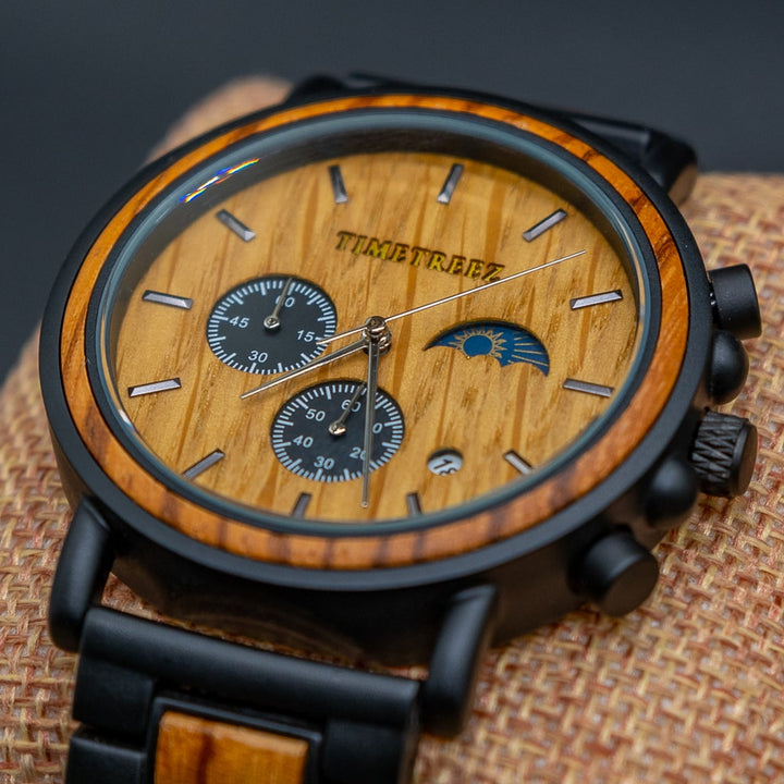 Montre en bois homme - Yellow Stone