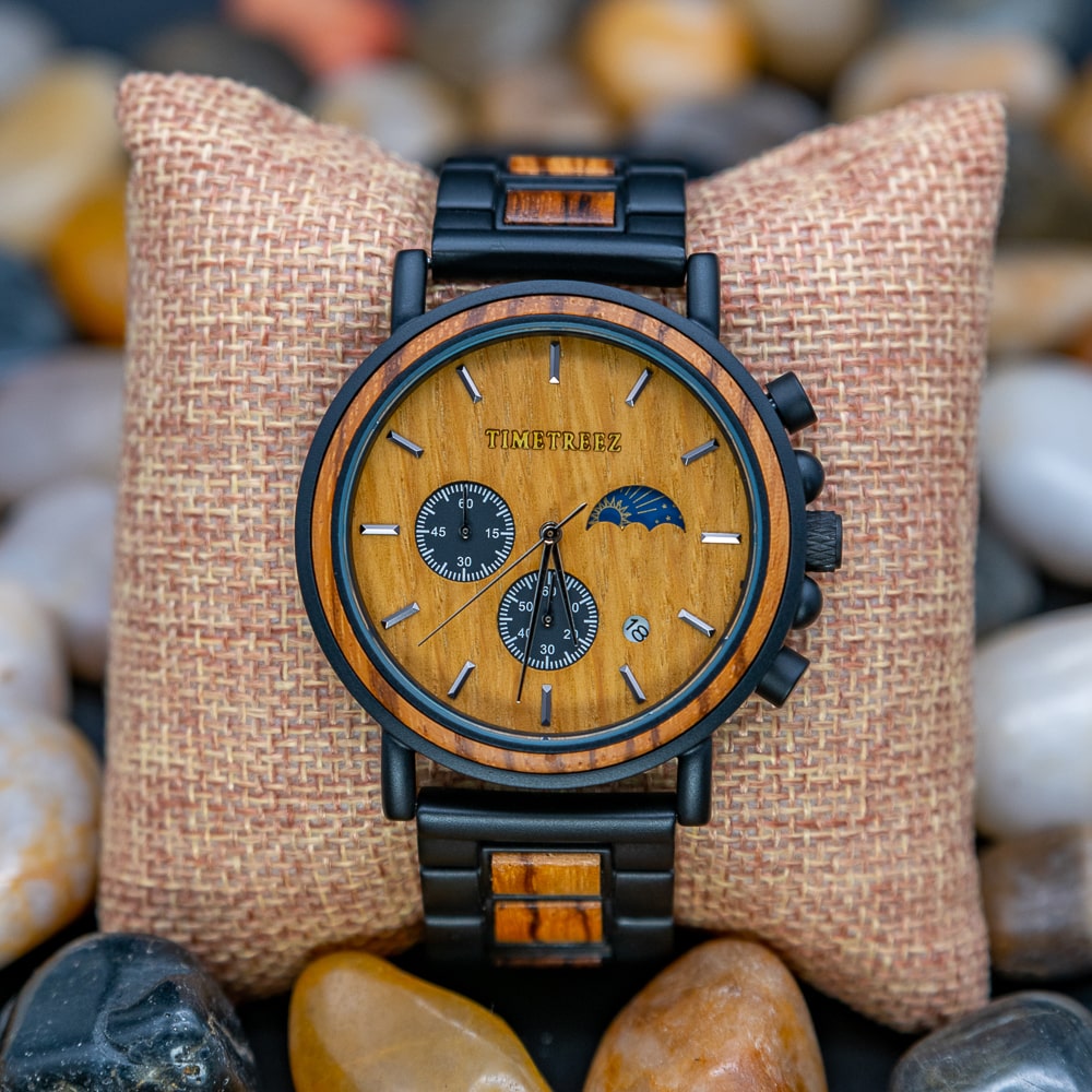 Montre en bois homme - Yellow Stone